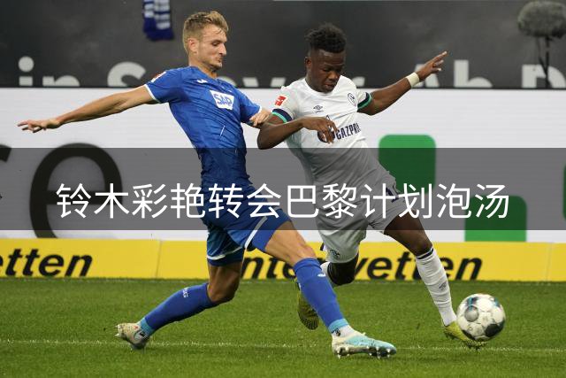 铃木彩艳转会巴黎计划泡汤